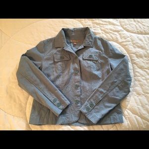 Croft & Barrow Size M Blue Jacket